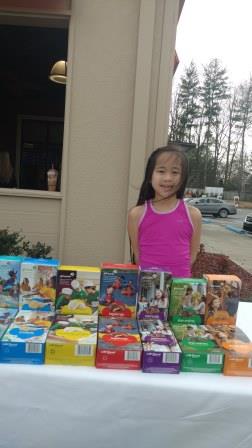 Girl Scout Cookie Booth